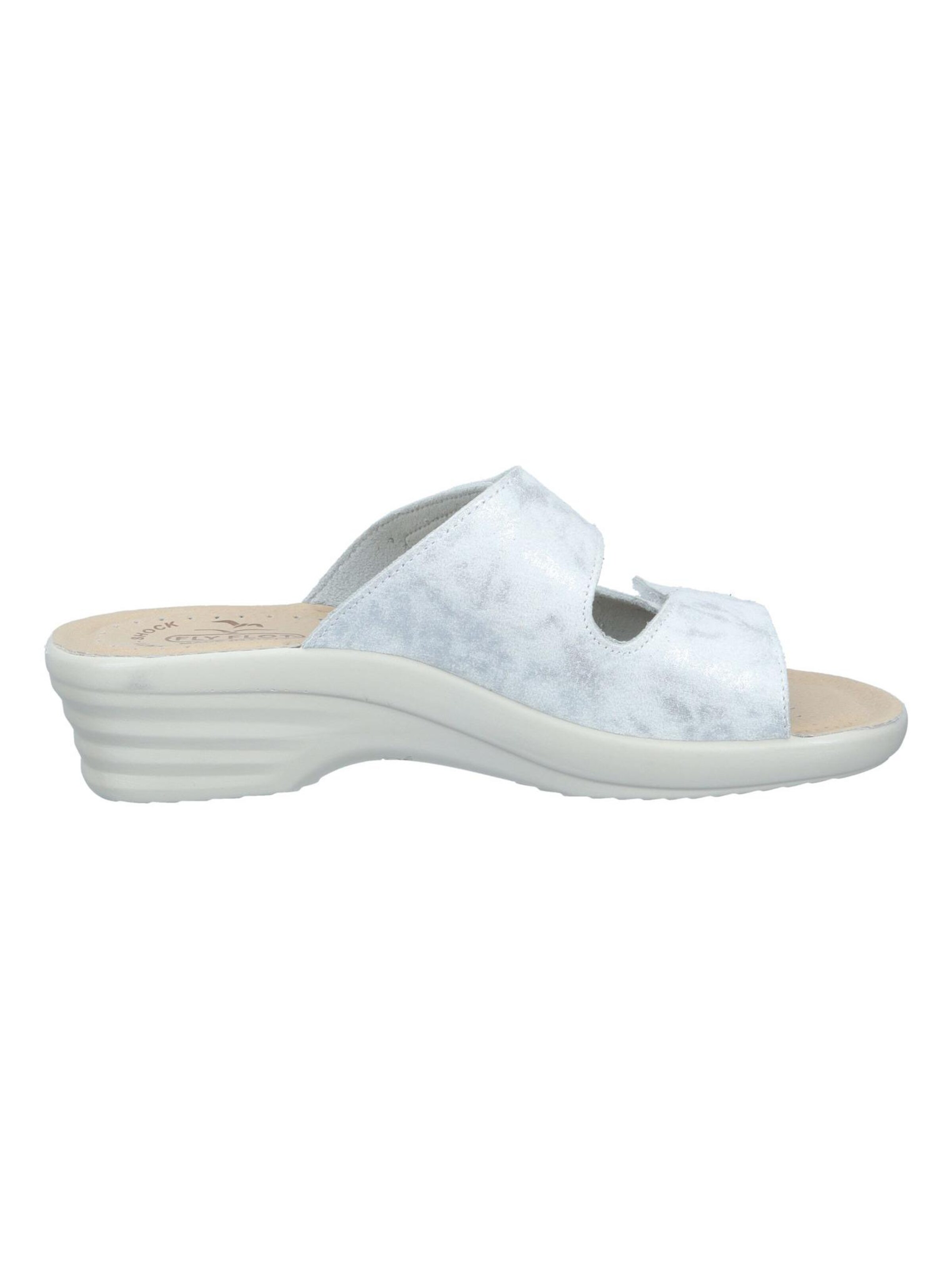 FLY FLOT Mules in White
