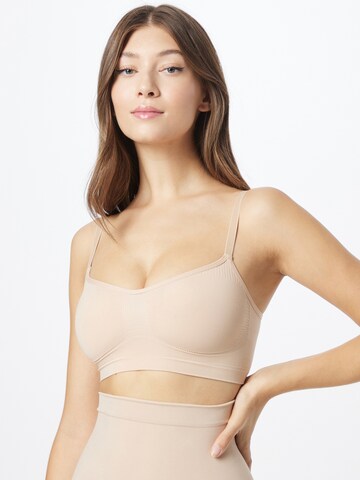 VERO MODA Bralette Bra in Brown: front