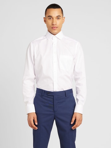 OLYMP Regularny krój Koszula biznesowa w kolorze biały: przód