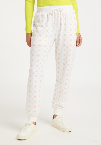MYMO - Tapered Pantalón en blanco: frente
