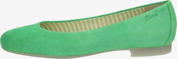 SIOUX Ballet Flats in Green