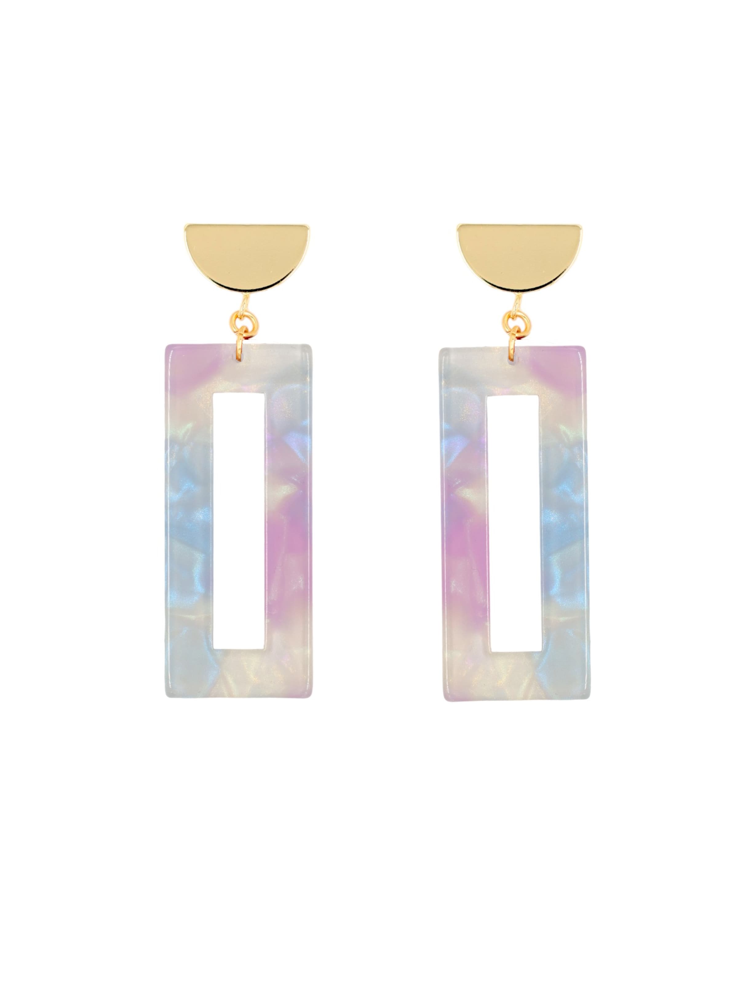 Boucles d'oreilles 'Akane' Fräulein Wunder en or : devant