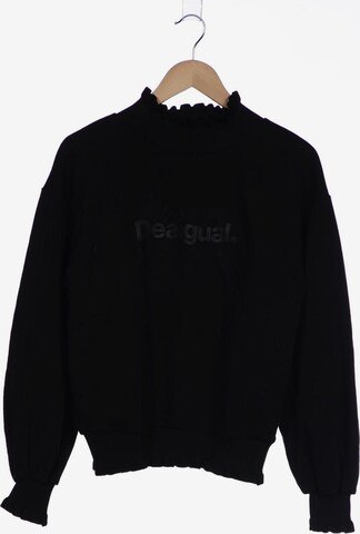 Desigual Sweatshirt & Zip-Up Hoodie in M in Black: front