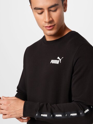 PUMA Athletic Sweatshirt in Black