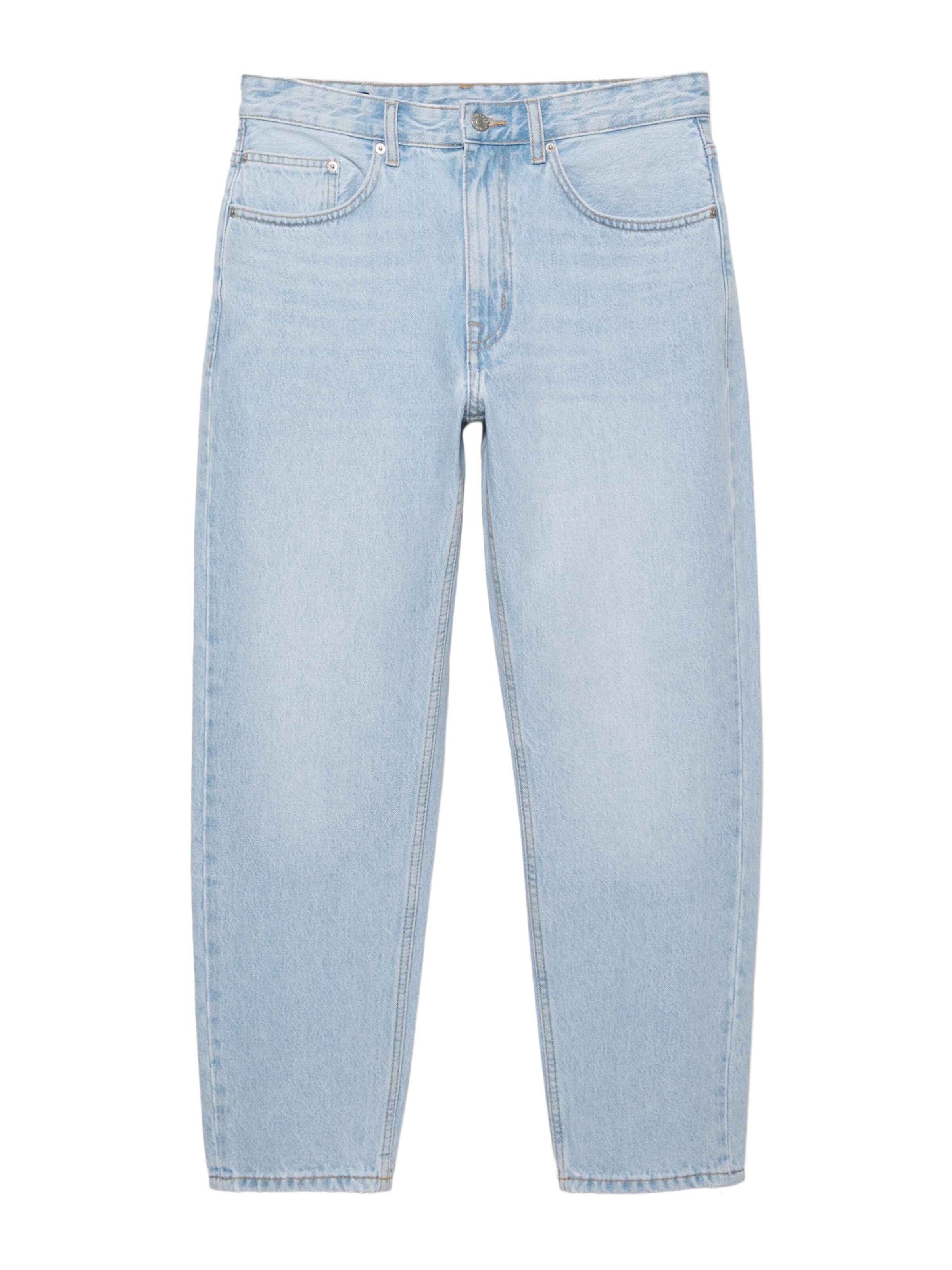 Pull&Bear Loosefit Džíny – modrá: přední strana