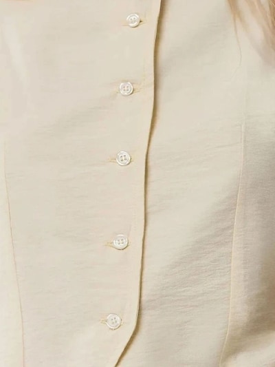 Hiccup Gilet de costume en blanc naturel, Vue avec produit