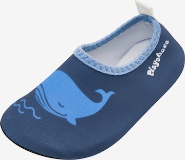 PLAYSHOES Beach & Pool Shoes in Blue: front