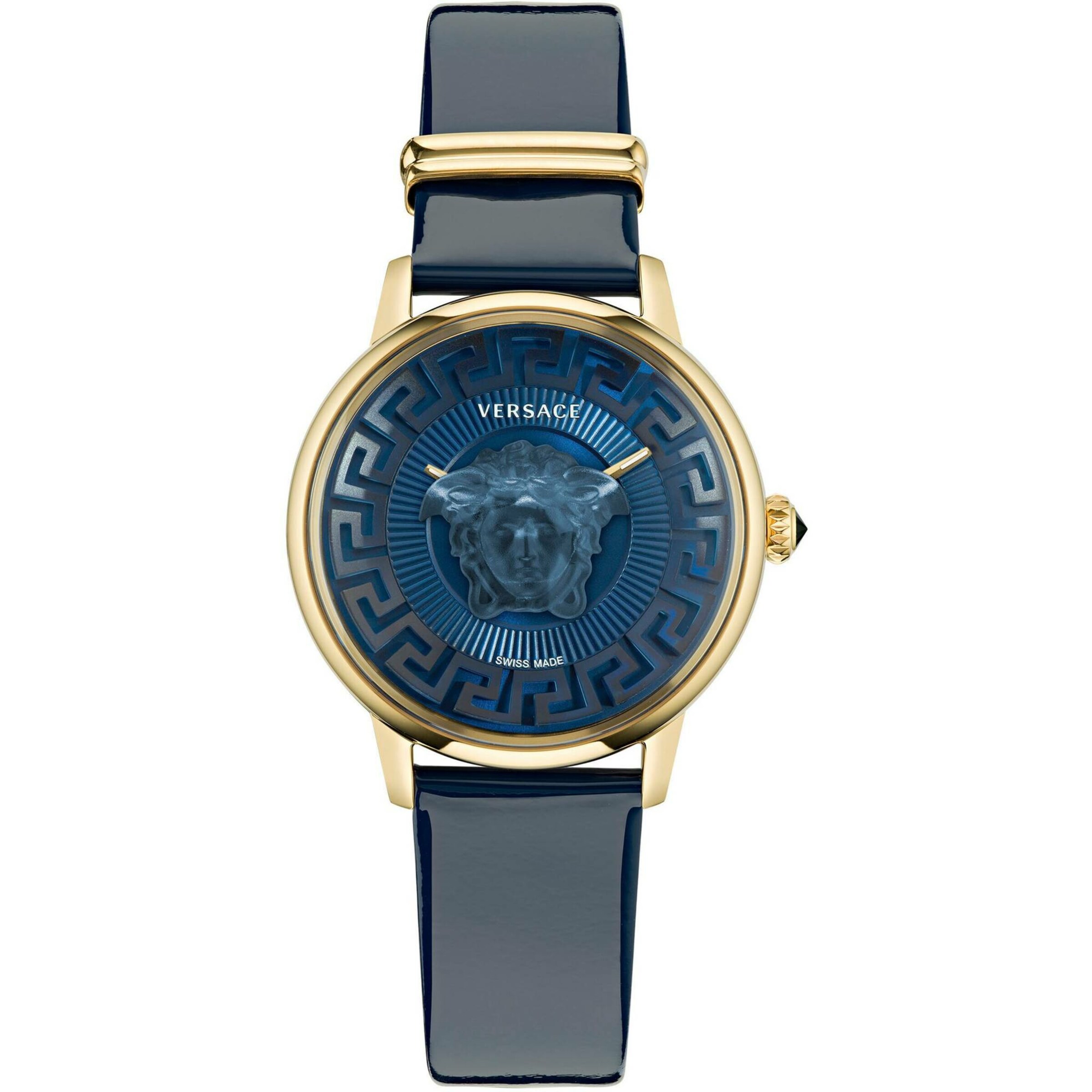 VERSACE Analog Watch in Blue: front