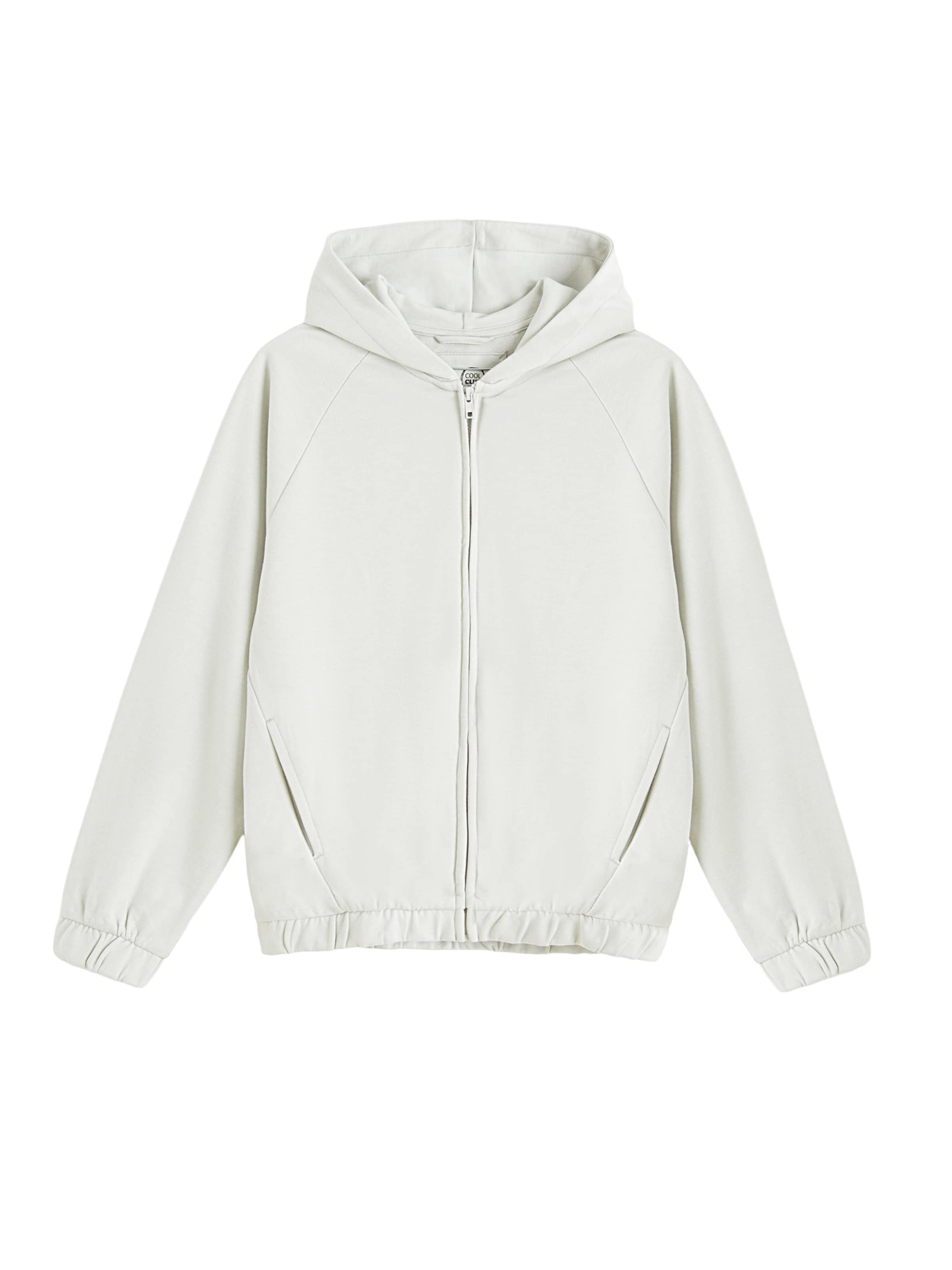 Cool Club Кофта на молнии в Серый: спереди