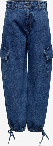 ONLY - Tapered Pantalón vaquero cargo 'PERNILLE' en azul: frente