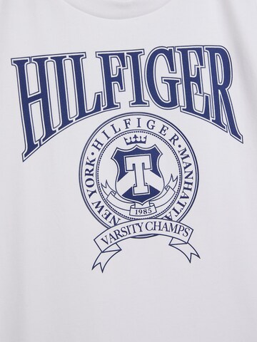 TOMMY HILFIGER Koszulka 'Varsity' w kolorze biały
