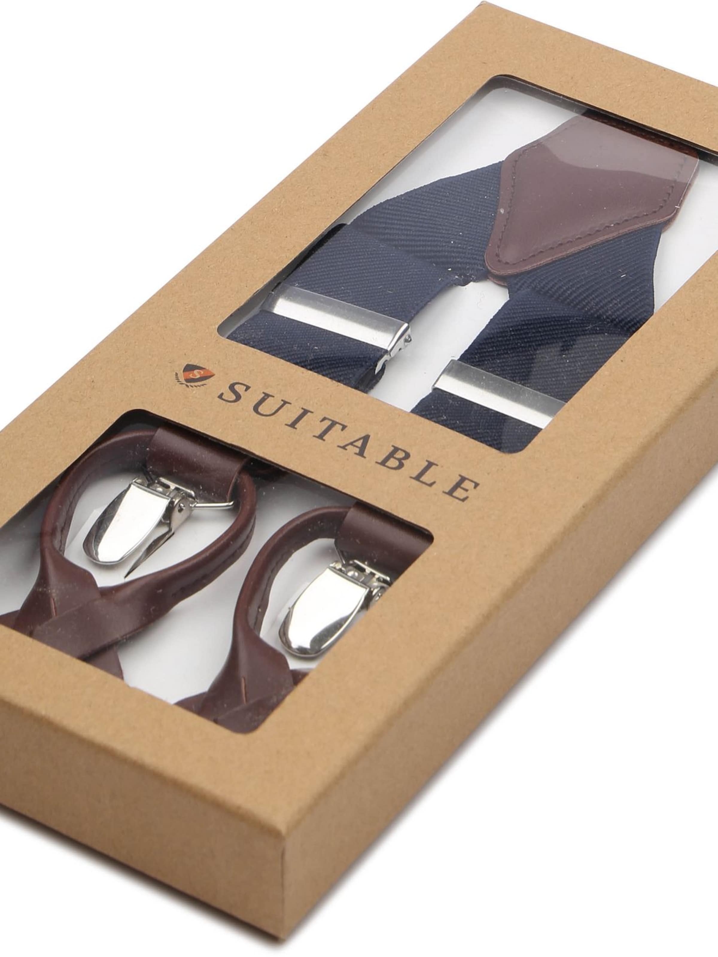 Suitable Suspenders in Blue