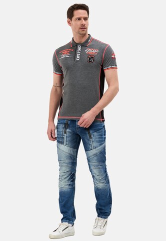 CIPO & BAXX Poloshirt in Grau