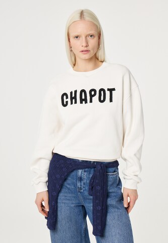 Fabienne Chapot Sweatshirt in Wit: voorkant