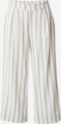 Wide Leg Pantalon à pince 'CARISA' ONLY en blanc : devant