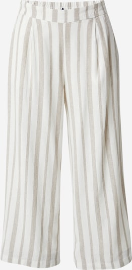 Pantaloni cutați 'CARISA' ONLY pe nisipiu / alb, Vizualizare produs