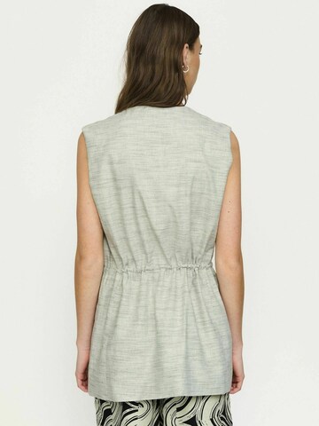 Soft Rebels Vest ' SRElliey ' in Grau