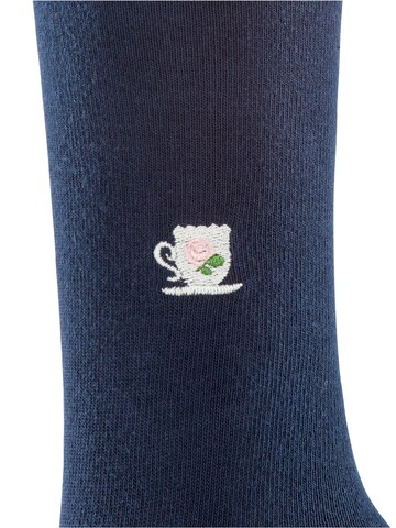 BURLINGTON Socks 'Brit Style' in Blue