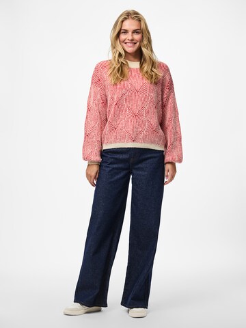 Pull-over 'PCJENNA' PIECES en gris