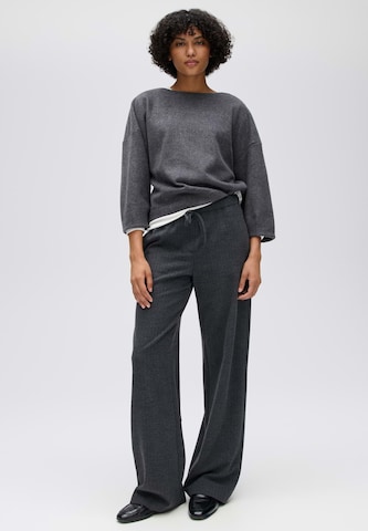 OPUS Wide leg Trousers 'Melane' in Grey