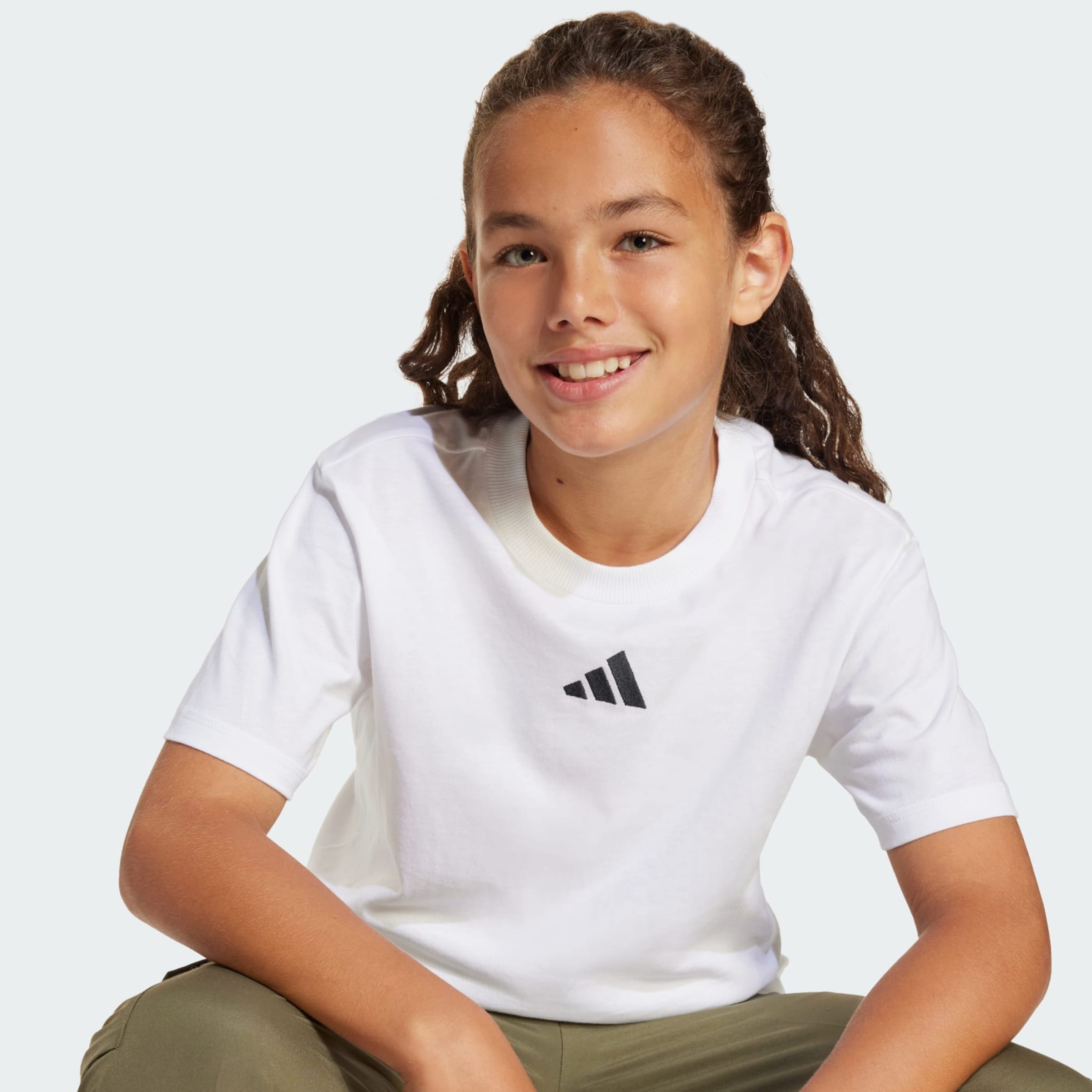 T-Shirt fonctionnel 'Essentials' ADIDAS SPORTSWEAR en blanc