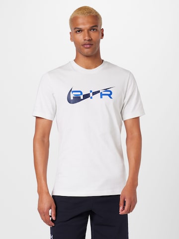 T-Shirt 'Air' Nike Sportswear en blanc : devant