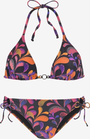 VIVANCE Triangle Bikini in Black: front