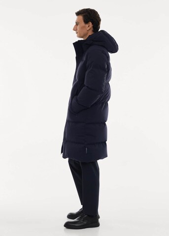 MANGO MAN Mantel  'Oslo' in Blau