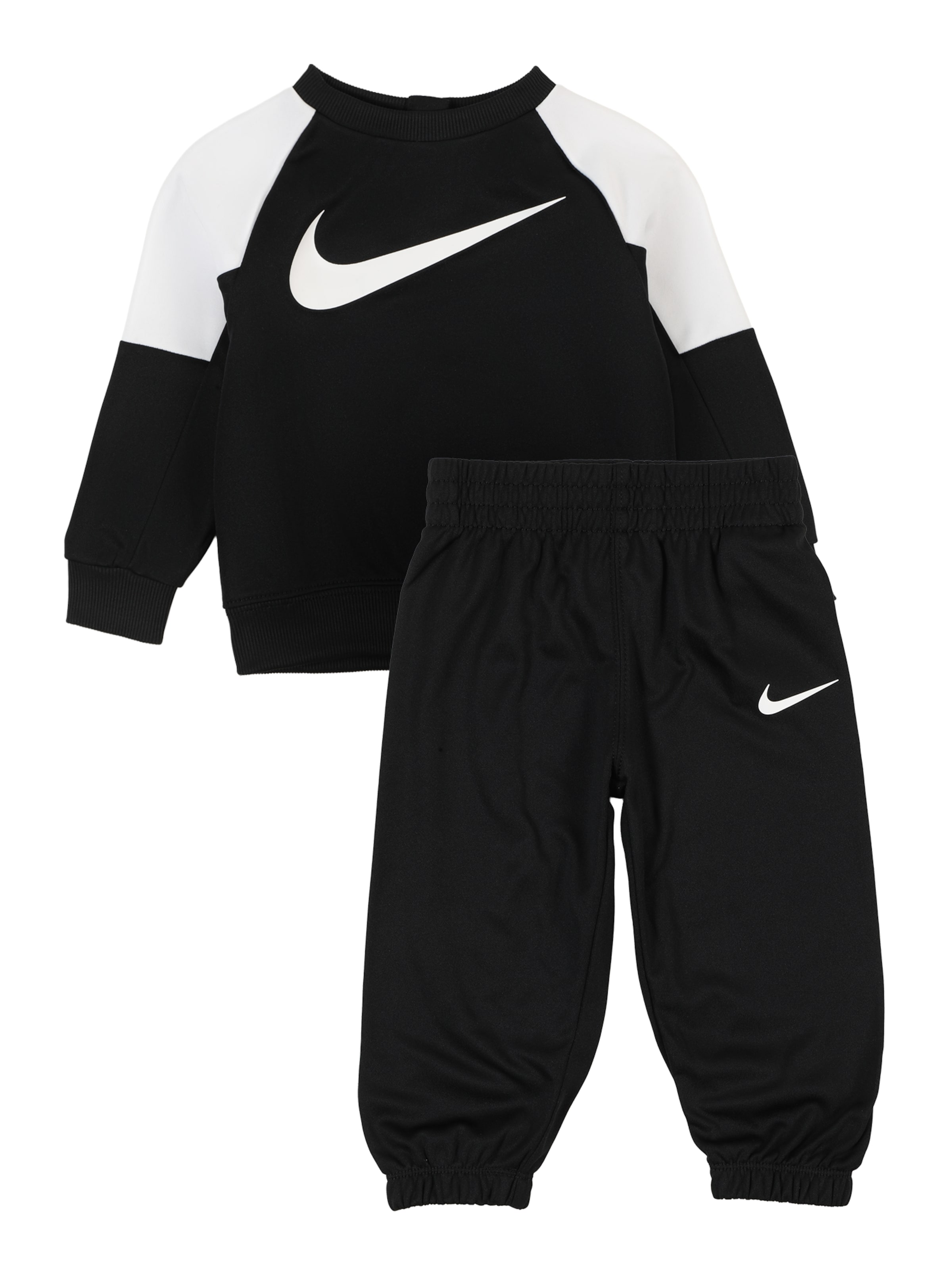 Nike Sportswear Joggingdragt 'ESSENTIALS' i sort: forside