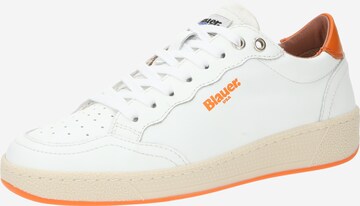 Blauer.USA Platform trainers in White: front