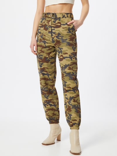 Missguided Hlače u kaki / miks boja, Prikaz modela