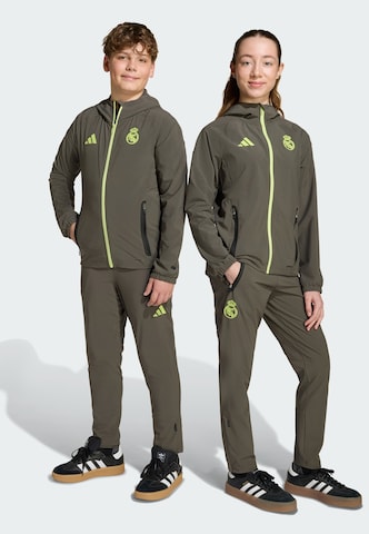 Regular Pantalon de sport 'Real Madrid Tiro 25 Competition' ADIDAS PERFORMANCE en gris : devant