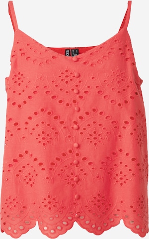PIECES Top 'PCVILDE' in Red: front