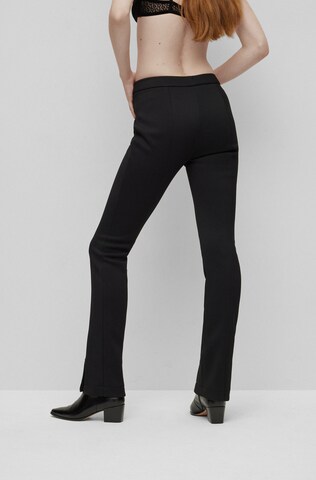 HUGO Slimfit Hose 'Hatisu' in Schwarz