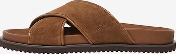 Sandales 'Mikonos' Hackett London en marron : devant