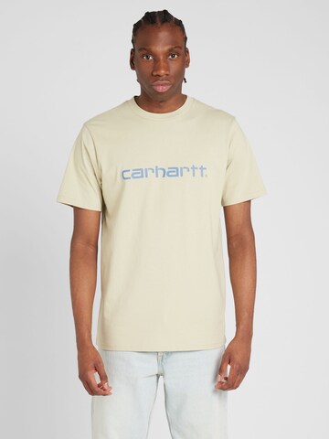 Tricou de la Carhartt WIP pe bej: față