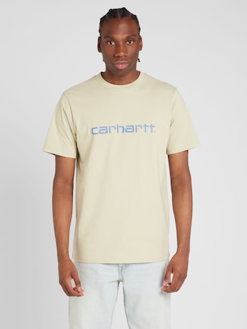 Carhartt WIP Tričko – béžová: přední strana
