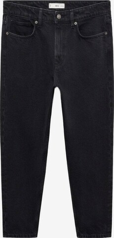 MANGO MAN Regular Jeans in Black: front