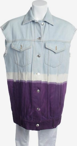 MSGM Vest in XXS in Blue: front