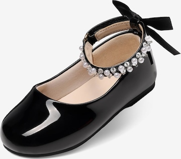 Ballerines Dream Pairs en noir : devant