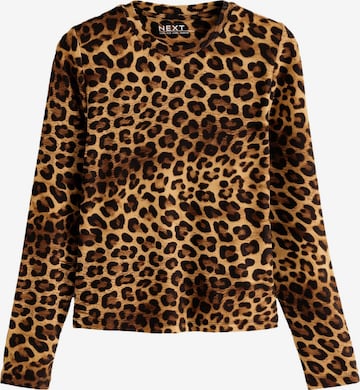 Next Tričko – hnědá: přední strana