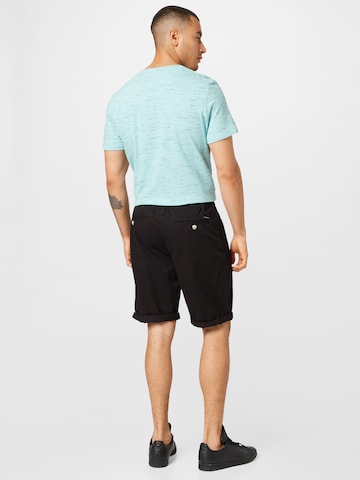 TOM TAILOR Regular Shorts in Schwarz