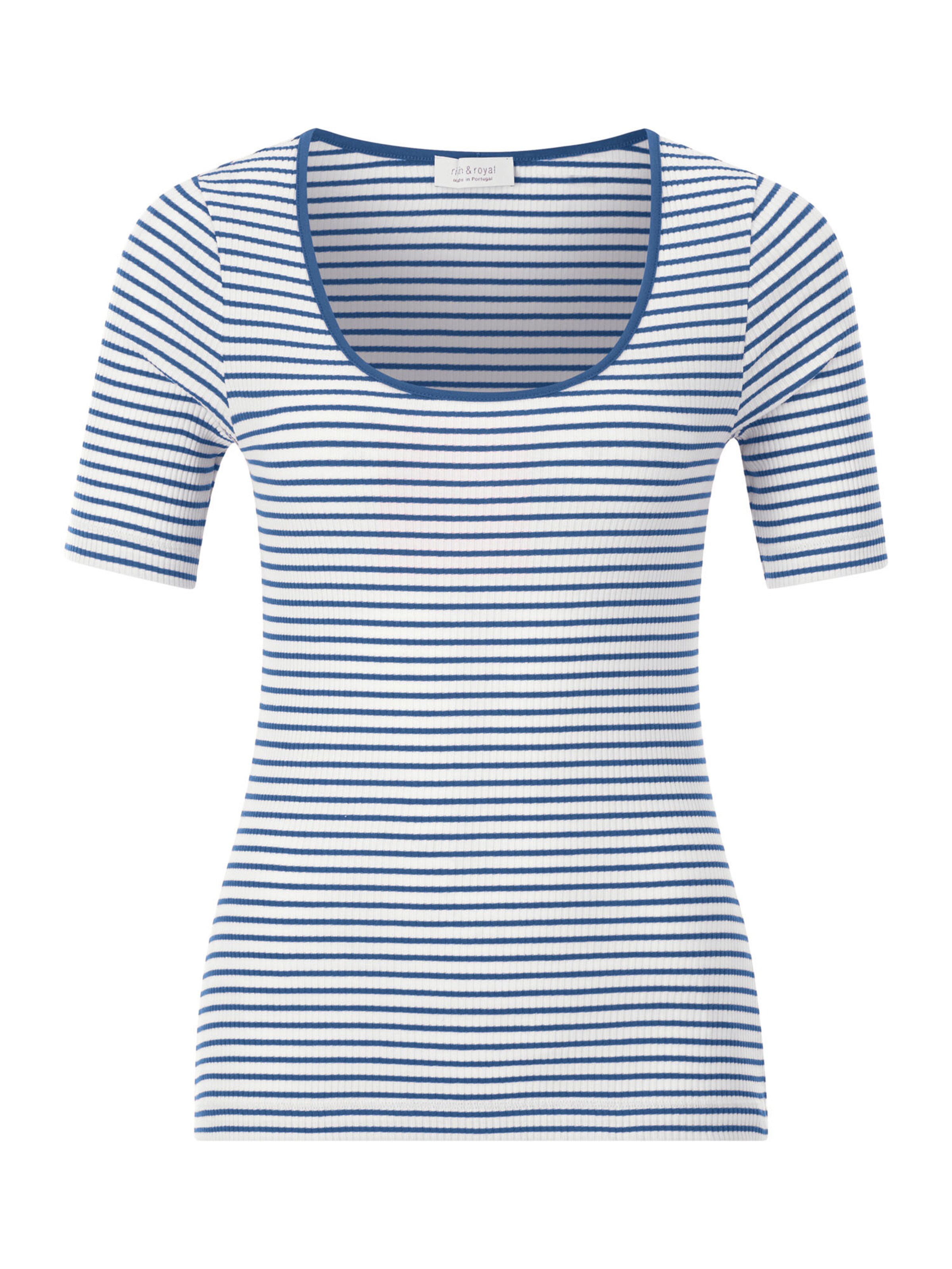 Rich & Royal Тениска в синьо: отпред