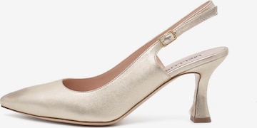 MELLUSO Slingpumps 'Linda ' in Goud