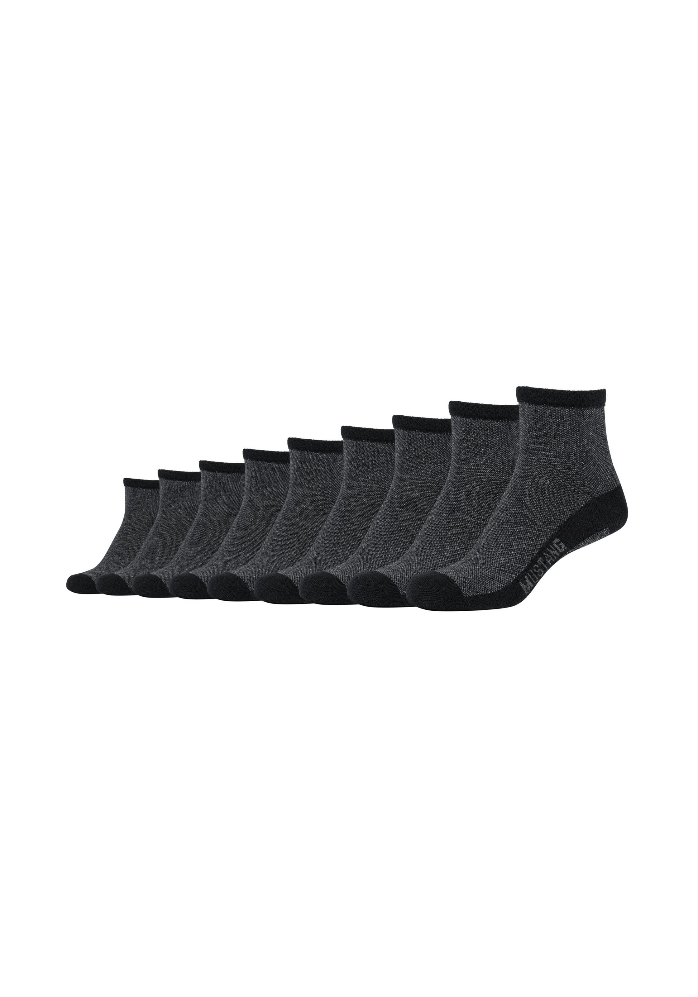 MUSTANG Socks 'True Denim' in Black: front