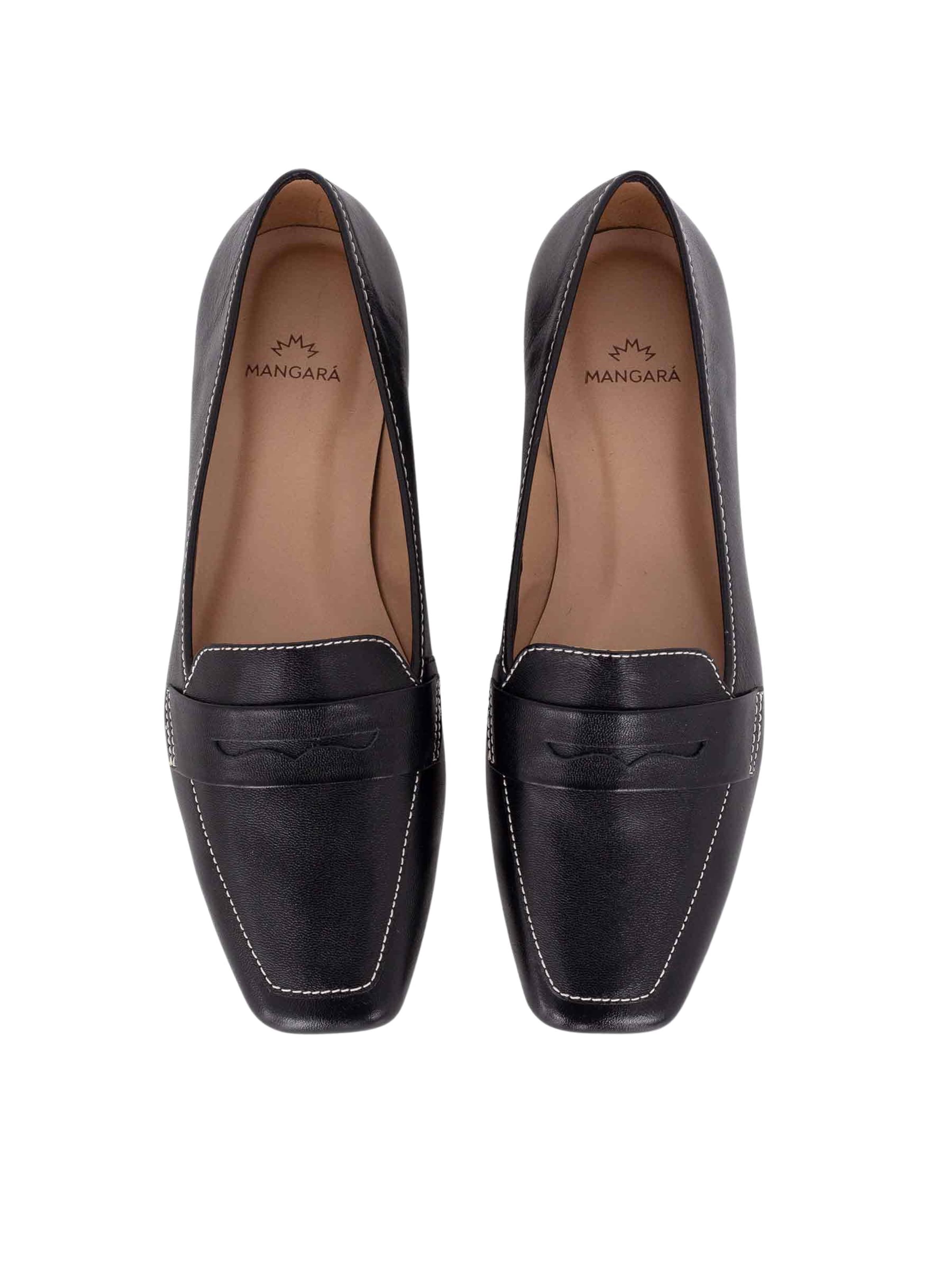 Mocassin 'Mocassins Mangara Cipó en cuir noir' Mangara Atelier en noir