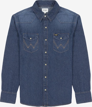 Regular fit Camicia '27MW' di WRANGLER in blu: frontale