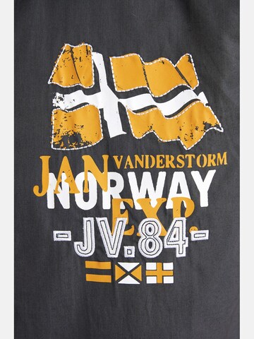 Jan Vanderstorm Regular fit Overhemd 'Alger' in Grijs