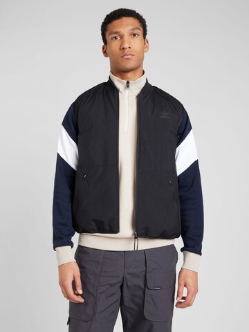 Gilet ADIDAS ORIGINALS en noir : devant