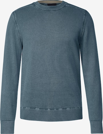 Street One MEN Sweater in Blue: front